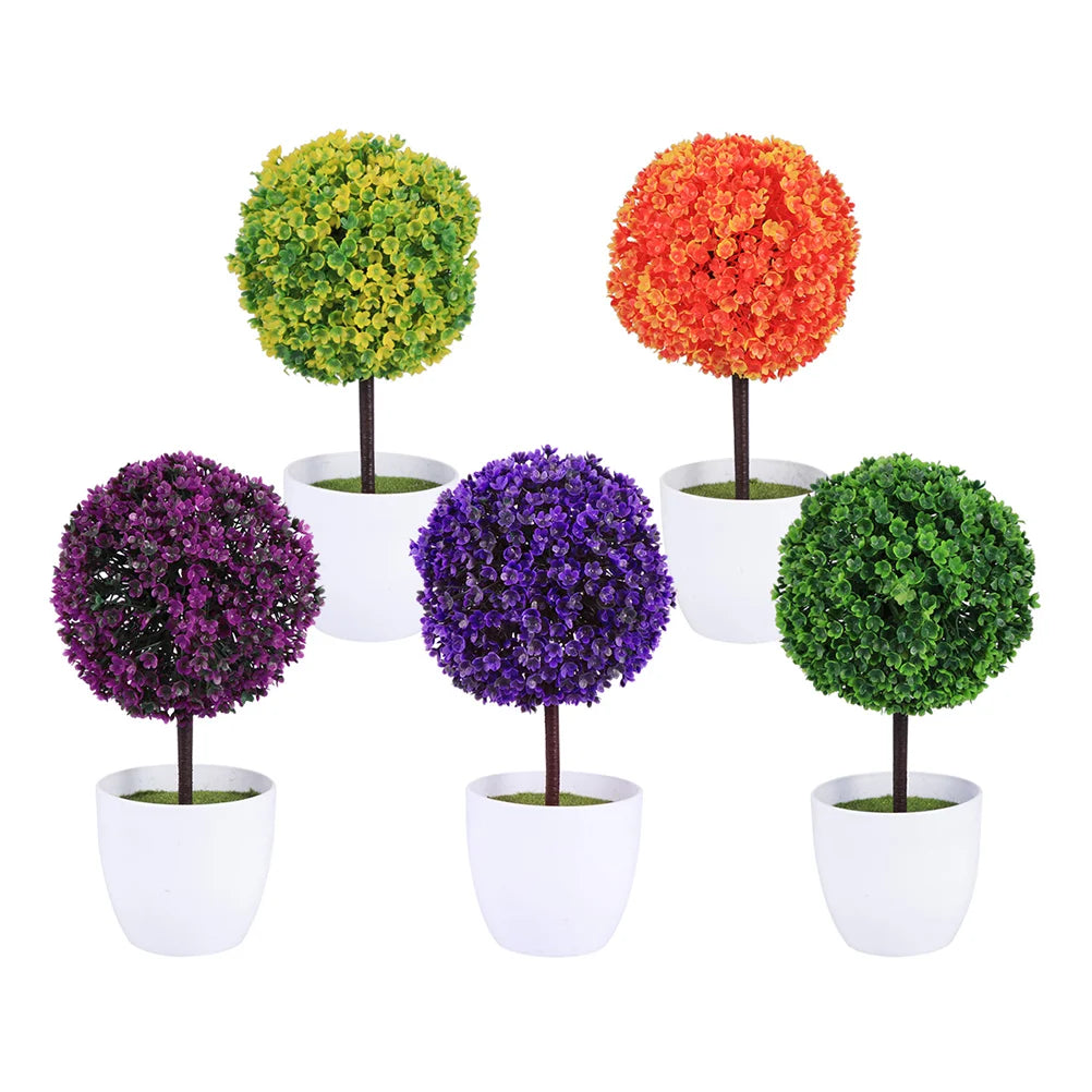 Faux Topiary Trees